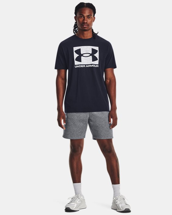 Men's UA Essential Fleece Shorts, Gray, pdpMainDesktop image number 2